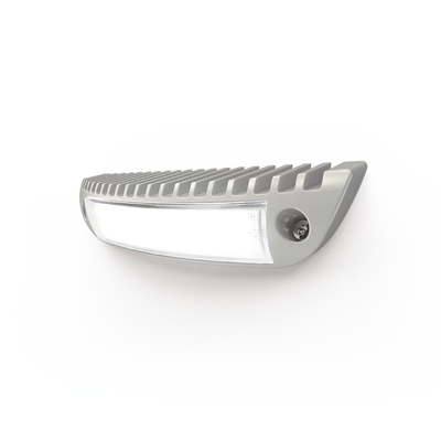 Luz de cortesía con bisel color blanco ideal para ambulancias y vehículos de rescate