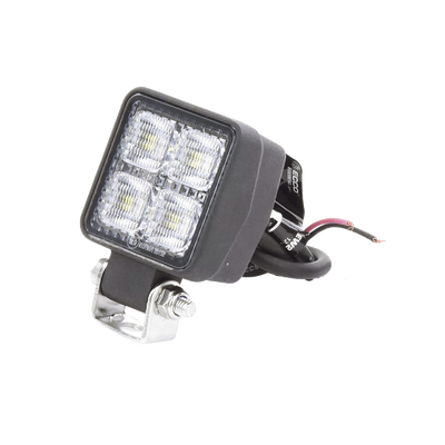 Luz de trabajo de 4 LED de 10 Watt, 12-24 Vcd, 800 lúmenes
