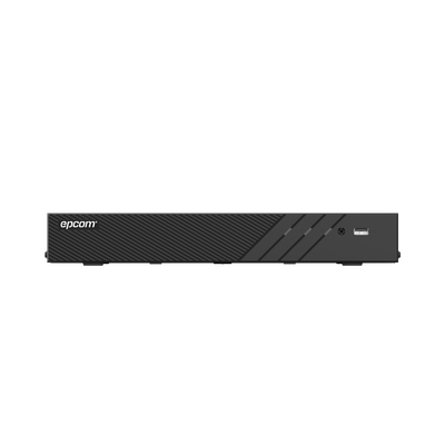 DVR 4 Canales TURBOHD + 2 Canales IP / 8 Megapixel (4K) / Audio Bidireccional por Coaxitron / ACUSENSE / Reconocimiento Facial / 1 Bahía de Disco Duro / Salida de Video en Full HD / H.265+