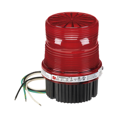 Estrobo fireball Para Ubicaciones Peligrosas, UL y cUL, 120 Vca, rojo
