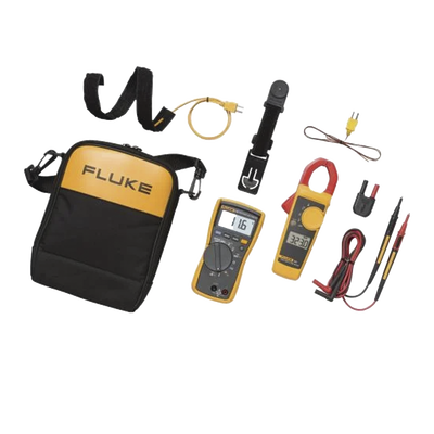 Juego HVAC de Multímetro FLUKE-116 y Amperímetro de Gancho Fluke-323
