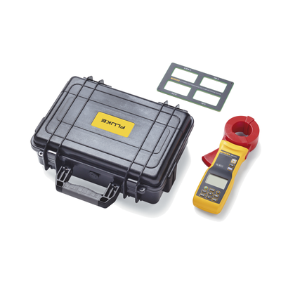Medidor de Resistencia a Tierra y Corriente de Fuga de Gancho (Terrómetro), Conexión Fluke Connect. CAT III y CAT IV, Tensión Máxima a Tierra 1000V. Con Certificado de Calibración. Excede a modelos Megger