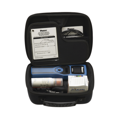 Kit Completo de Herramienta OCTT Opticam 2 de Panduit, para Terminación de Conectores Pre-Pulidos LC, SC o ST, Incluye Desforradora y Cleaver