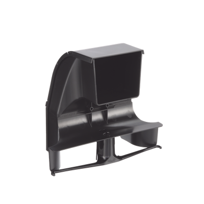 Bajada Para Canaleta FiberRunner™, Uso con Medidas 4x4, 6X4, 12X4, o 24X12, Con Reducción a 4X4, Color Negro