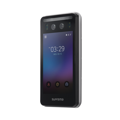 Face station F2 con detector de Cubre bocas, Lector Facial, Lector de tarjetas Móviles y lector de tarjetas RFID(125kHz EM & 13.56Mhz MIFARE) Compatible con BioStar2, Uso para Control de Acceso y Asistencia