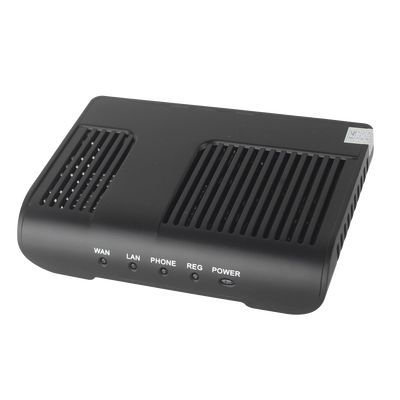 Adaptador de Teléfono Analógico (ATA) con 1 puerto FXS y 1 puerto FXO de Supervivencia (Cuando No Hay Red VoIP)