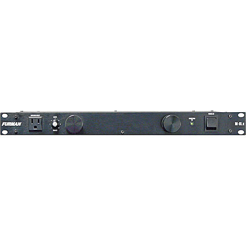 FURMAN M-8Lx Acondicionador de energía básico y asequible para rack 1U Brinda protección esencial contra picos y filtrado RFI/EMI (ruido) para audio limpio. Con 9 salidas 15A y luces retráctiles y dimmer, perfectas para iluminar tu equipo ¡Energía segura!