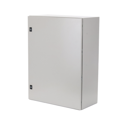 Gabinete de Acero, Nema 4 -IP 65 de 60 x 80 x 30 cm con Platina.