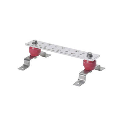 Barra de Puesta a Tierra para Telecomunicaciones (TGB), de 1/4 in x 2 in x 12 in