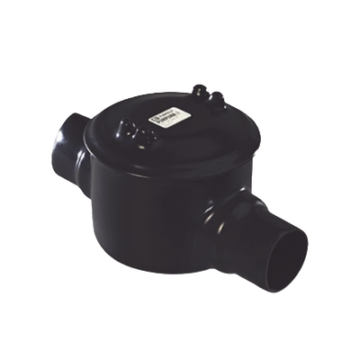 Caja para Áreas Peligrosas con Tapa Tipo GRC de 3/4" (19 mm) con Recubrimiento de PVC e Interior de Uretano.