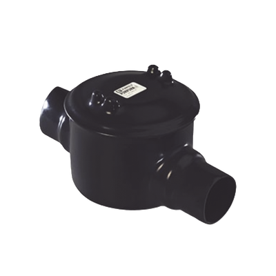 Caja para Áreas Peligrosas con Tapa Tipo GRC de 1 1/2" (38 mm) con Recubrimiento de PVC e Interior de Uretano.