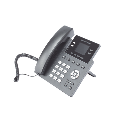 Teléfono IP Grado Operador, 4 líneas SIP con 2 cuentas, puertos Gigabit PoE, pantalla a color 2.4", codec Opus, IPV4/IPV6 con gestión en la nube GDMS