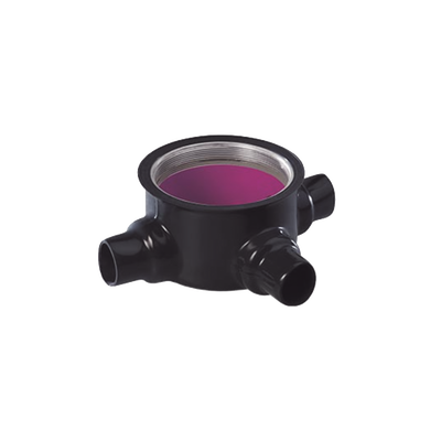 Caja para Áreas Peligrosas con Tapa Tipo GRT de 2" (51 mm) con Recubrimiento de PVC e Interior de Uretano.