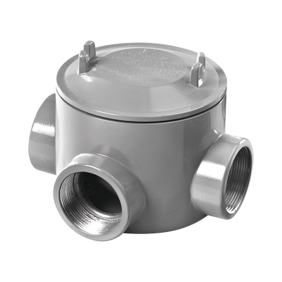 Caja con Tapa Tipo GRT de 1 1/4" (38.1 mm) / Caja a Prueba de Explosión / Para Áreas Peligrosas / Libre de Cobre.