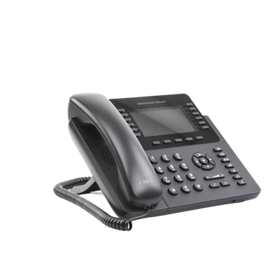 Teléfono IP empresarial de 12 Líneas con 5 teclas de función y conferencia de 4 vías, PoE