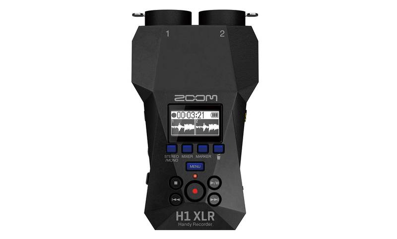 ZOOM H1-XLR Grabadora Portátil de Audio 32-bit Float con Entradas Combo XLR/TRS | Interfaz de Audio USB-C para Podcast y Video, Pantalla OLED y Grabación sin Distorsión | Soporta SD de 1TB, Alimentación Phantom y Audio de Alta Resolución Pro ZH1XLR