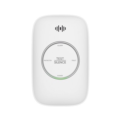 (HikFire) Detector de Gas LP Propano C3H8 / Alarma Temprana / Salida para cierre de Válvula y/o activación de Ventilador / Protección IP30 / Alarma de 70dB a 115dB a 1 metro de distancia