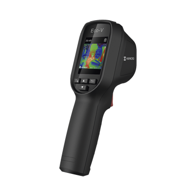 ECO-V - Cámara Termográfica Portátil / Resolución 96 x 96 Térmico / 640 × 480 Cámara Visual / Lente 1.35 mm / Pantalla LCD 2.4" / IP54 / Memoria interna 4 Gb