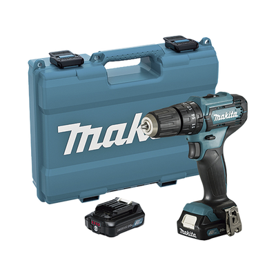 Taladro Combinado de 12Vcc, con tecnología CXT, (Incluye 2 Baterías y Cargador Rápido, Maletín plástico).