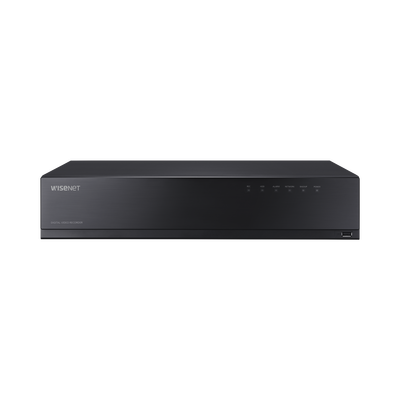 DVR 16 Canales Analogicos + 2 canales IP hasta 8 MP / 8 TB incluidos / 4 Tecnologías (AHD, TVI, CVI, CVBS) / Hasta 8 HDDs / Entradas y Salidas de Audio y Alarma