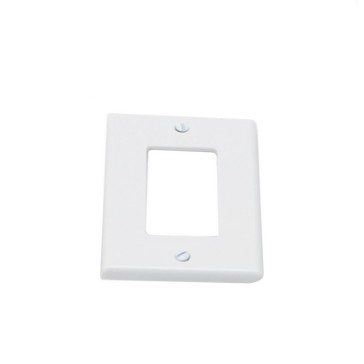 Tapa para Contacto Rectangular Color Blanco.