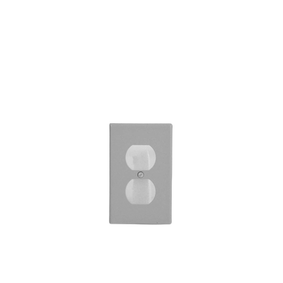 Tapa para Contacto Dúplex Color Blanco.