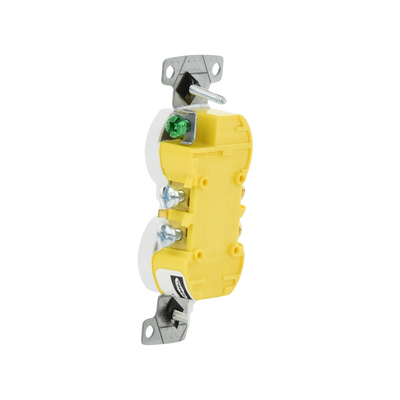 Contacto Duplex 15A 125V/ 2 Polos 3 Hilos/ Nema 5-15R/ Color Blanco.