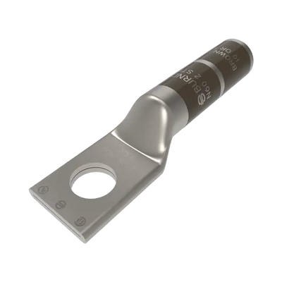 Terminal de Compresión de Ojillo para Tornillo 1/4 y Cable 2 AWG.