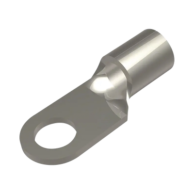 Zapata Terminal de Ojillo para Tornillo 1/4" (6.35 mm) y Calibre 6 AWG.