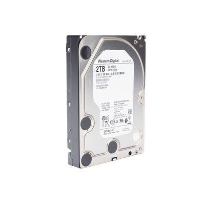 Disco Duro Enterprise 2 TB / Wester Digital (WD) / Serie Ultrastar / Recomendado para Data Center y NVRs de Alta Capacidad / Alto Performace