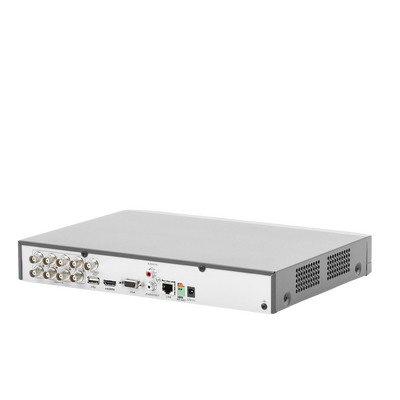 DVR 8 Canales TurboHD + 4 Canales IP / 5 Megapixel Lite - 3K Lite / Acusense (Evita falsas alarmas) / Audio por Coaxitron / 1 Bahía de Disco Duro / Reconocimiento Facial (Base de Datos) / H.265+ / Salida de Video en Full HD