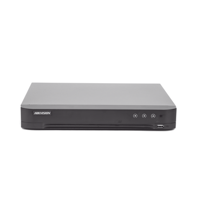 DVR 8 Canales TurboHD + 4 Canales IP / 5 Megapixel - 3K Lite / Acusense (Evita Falsas Alarmas) / Audio por Coaxitron / 1 Bahía de Disco Duro / H.265+ / Salida de Video en Full HD