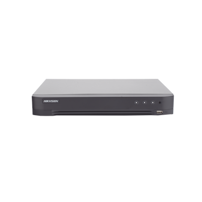 DVR 8 Canales TURBOHD + 4 Canales IP / 5 Megapixel Lite - 3K Lite / Audio de Dos Vías por Coaxitron / Reconocimiento Facial / ACUSENSE (Evista falsas alarmas) / 1 Bahía de Disco Duro / Salida de Video en Full HD