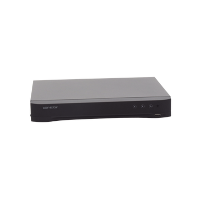 DVR 8 Canales TurboHD + 8 Canales IP / 8 Megapixel (4K) / Acusense (Evita Falsas Alarmas) / Audio por Coaxitron / 1 Bahía de Disco Duro / 8 Entradas de Alarma / 4 Salidad de Alarma / H.265+