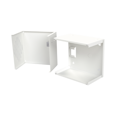 Gabinete para Resguardo de Sirena de 30 W (SF581A o SF581L No incluida), Preparación para Tamper (No incluido).