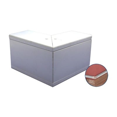 Esquinero exterior de Aluminio, para canaleta INKA140 (8510-80001)