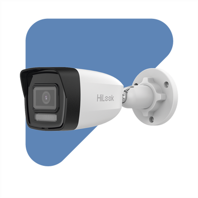 HiLook Series / Bala IP 4 Megapixel / Lente 2.8 mm / 30 mts IR / Micrófono Integrado / Exterior IP67 / PoE / dWDR / H.265+ / ONVIF