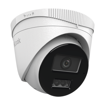 HiLook Series / Turret IP de 2 Megapixel / Lente 2.8 mm / 30 mts IR / Micrófono Integrado / Exterior IP67 / PoE / dWDR / H.265+ / ONVIF