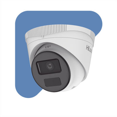 HiLook Series / Turret IP 2 Megapixel / Lente 2.8 mm / 20 mts IR / Exterior IP67 / PoE / dWDR / H.265+ / ONVIF