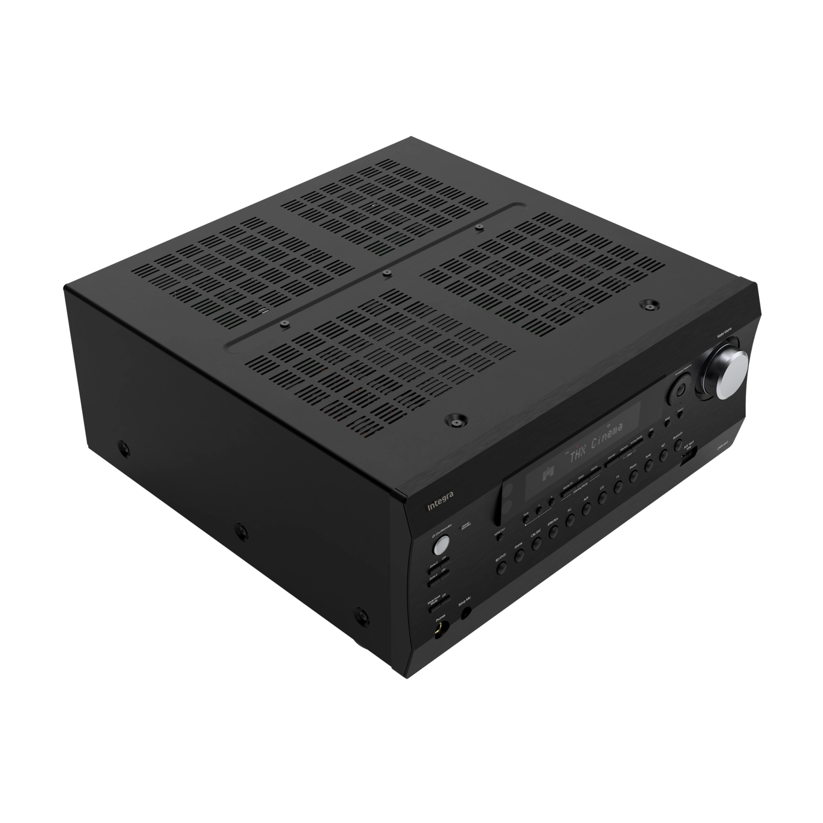 INTEGRA DRX-8.4 Receptor A/V, Receptor THX Certified Select de 11.4 canales (150W/ch) Soporte 8K/60p HDMI 2.1, Dolby Atmos/DTS:X, calibración Dirac Live. Audio audiófilo DAC ESS de 32 bits, Conexión XLR. Solución de integración premium para cine en casa.