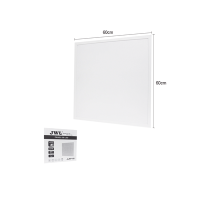 Panel LED / Luz Blanca 6 500 K / Empotrado o Suspendido / 59.5 x 59.5 cm / 40 W / 127 Vca~60Hz / Vida Útil de 50,000 horas / Ángulo de Luz de 140°