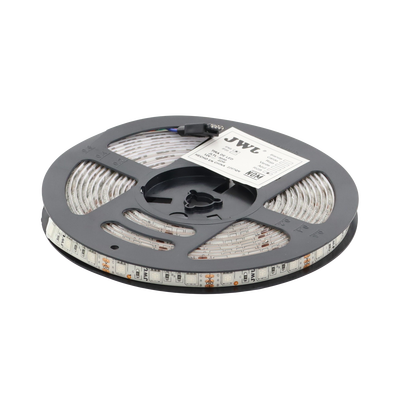 Tira Led Multicolor de 5 m / Uso Exterior / Potencia 22 W / 900 lm/ 12 V CD / Necesario transformador (No incluido).