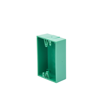 Caja trasera de montaje color verde para estaciones de parada STOPPER