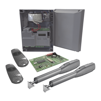 Kit de Operadores para Puertas Abatibles de hasta 3 Metros y 400 Kg ATS 3024 / Uso Intensivo