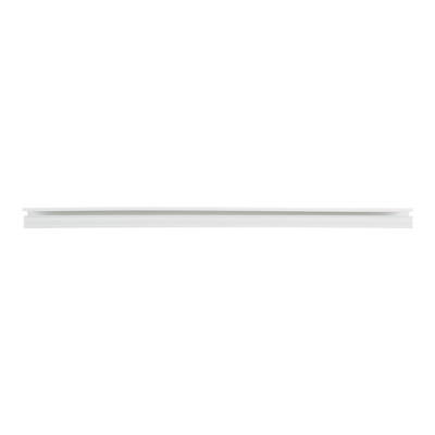 Canaleta LD10 de PVC rígido, con cinta adhesiva para instalación sin herramientas, de 38.4 x 24 x 1828.8 mm, Color Blanco