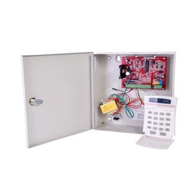 Panel de control cableado, 8 zonas, 2 particiones, salida programable