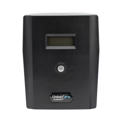 UPS 1500VA/900 W Pantalla LCD / Línea Interactiva 120Vca / 8 tomas 5-15R (6 Respaldadas) / Regulación de Voltaje / Protección RJ45