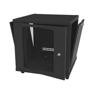 Gabinete Profesional para Telecomunicaciones de 12UR, 638 mm Profundidad.