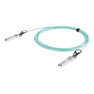 Cable AOC SFP+ de 1&10 Gbps a 1&10 Gbps / Cable de fibra óptica Activo / Longitud: 20 metros