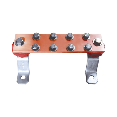 Barra de Unión con 1000 A de Capacidad. Incluye Montaje para Muro y Aisladores.